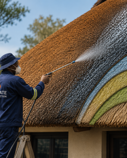 Fire protection applications for thatch roofs, textiles, electrical cables and mining timber